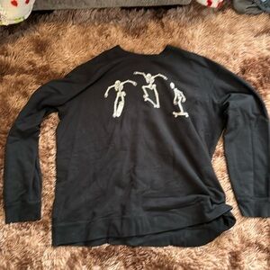 Skeleton skating sweater
